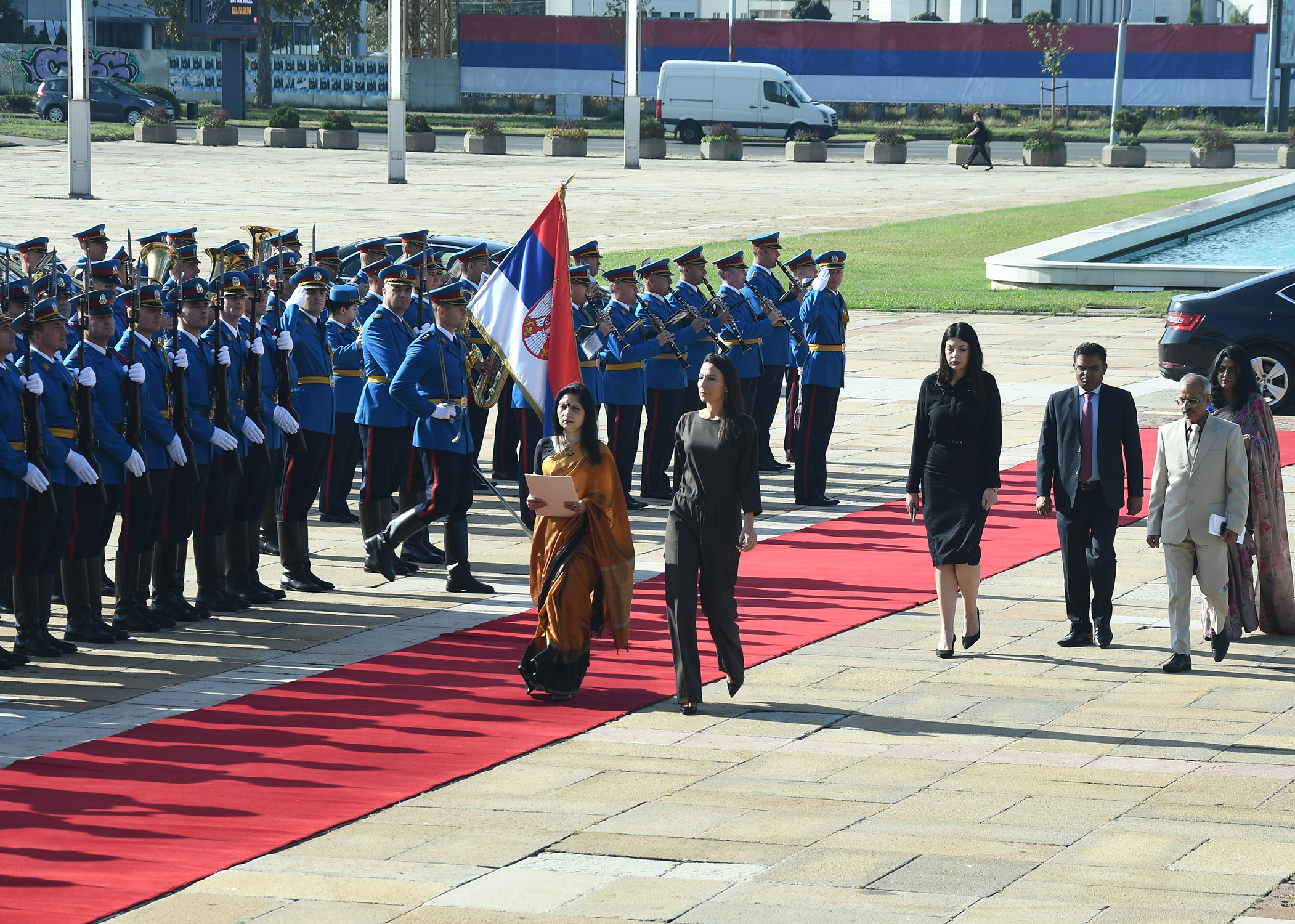 Ms. Shubhdarshini Tripathi presented letter of credentials to the Hon'ble President of the Republic of Serbia HE Mr Aleksandar Vucic - 02 October 2023