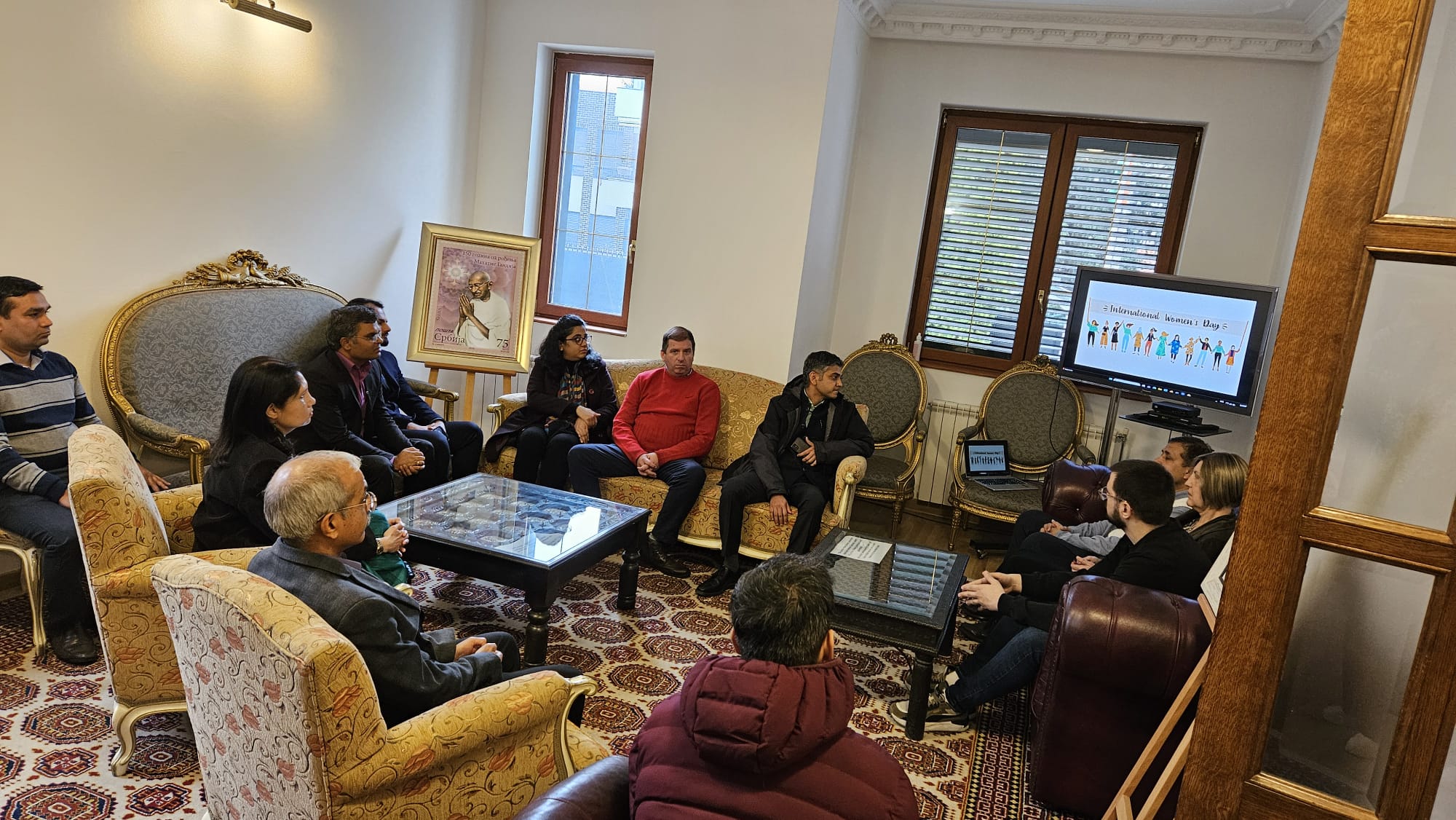 Embassy of India in Belgrade organised an exhibition and a seminar on International Women Day 2024 at embassy premises - 08 March 2024