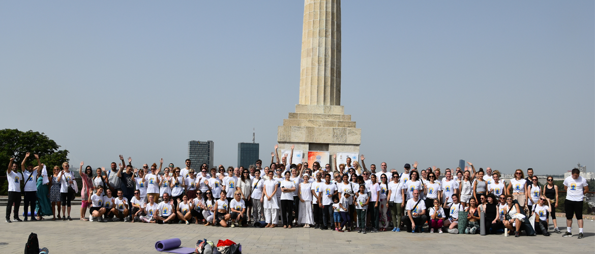  Celebration of 10th International Yoga Day at Kalemegdan Fortress on 22nd June, 2024